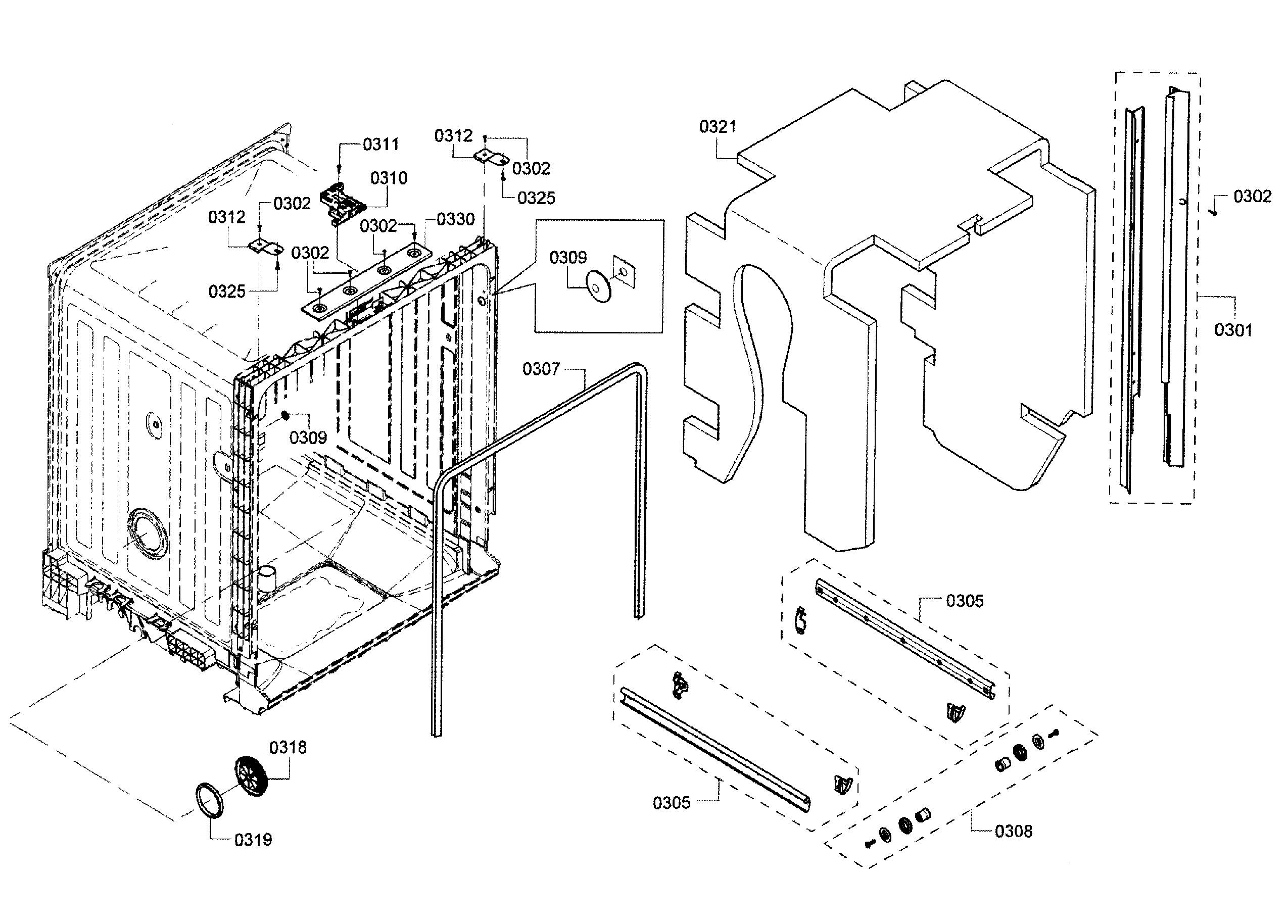 Frame & cavity