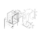 Bosch SHX3AR76UC/10 frame & cavity diagram