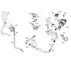 Bosch SHX3AR76UC/13 valve/pipe assy diagram