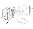 Bosch SHX3AR72UC/13 frame & cavity diagram