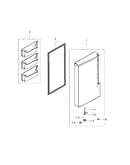 Freezer door left