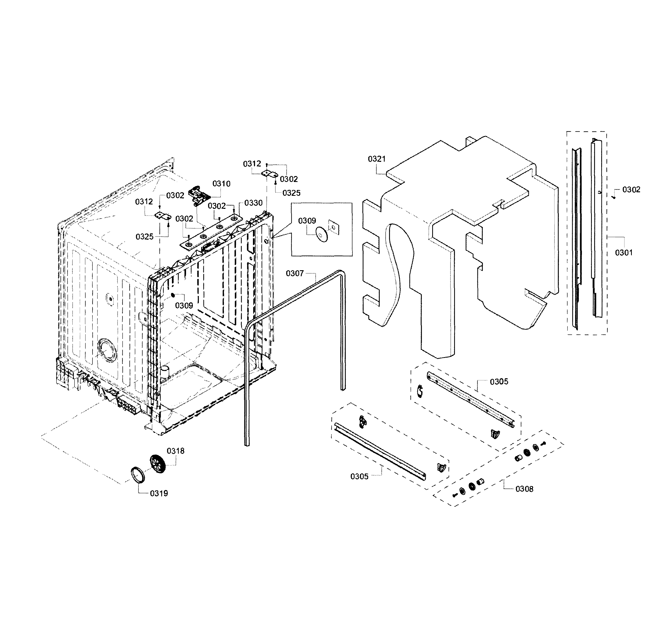 Frame & cavity