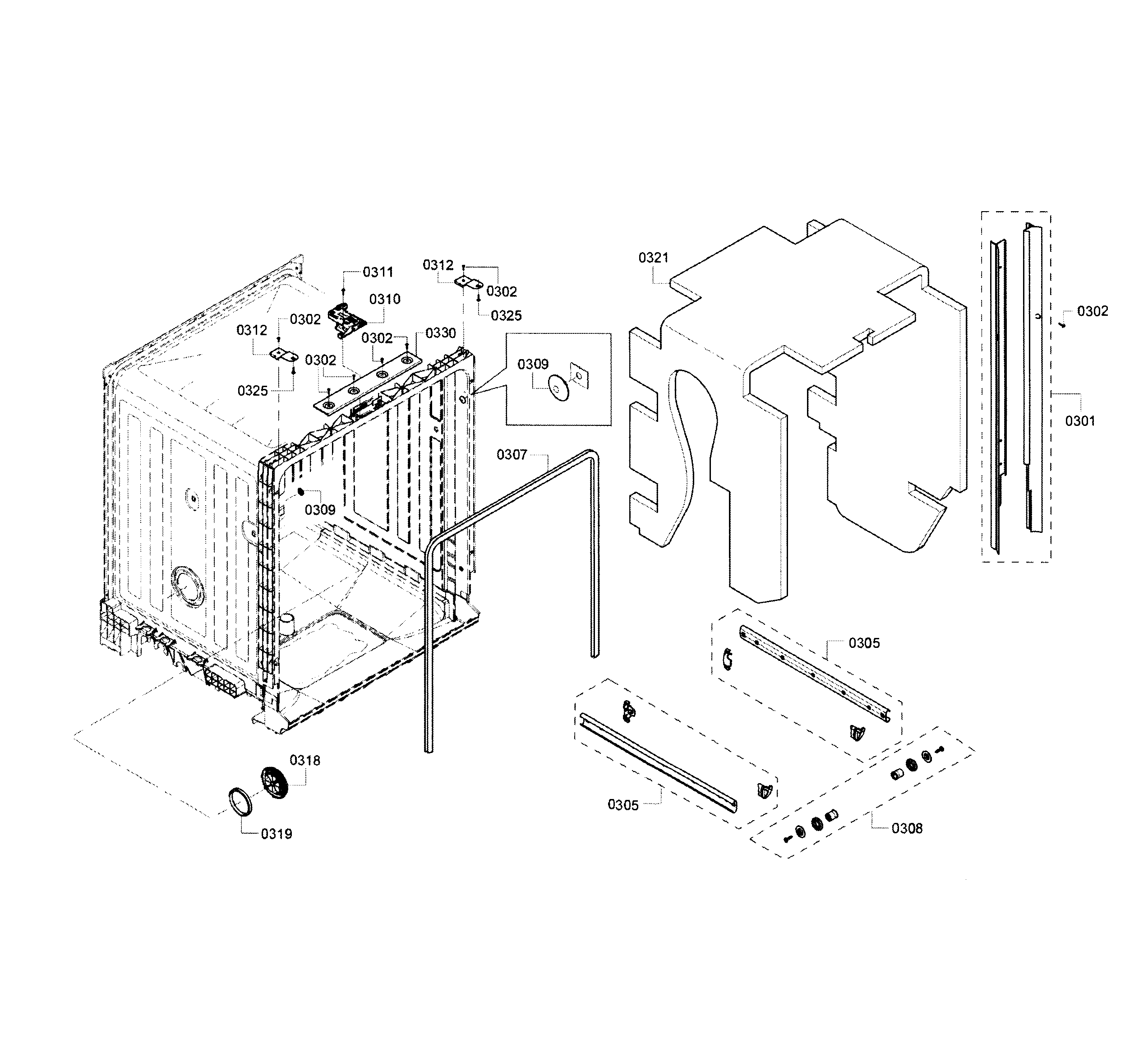 Frame & cavity