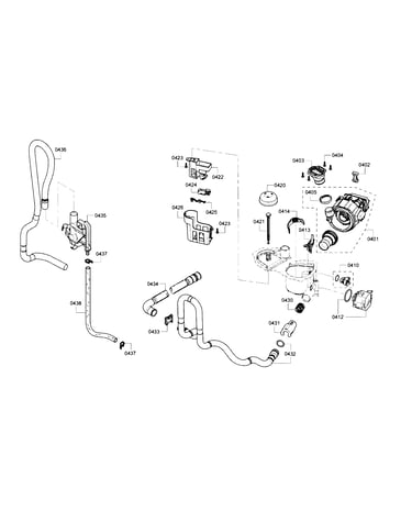 Pump & pipe assy