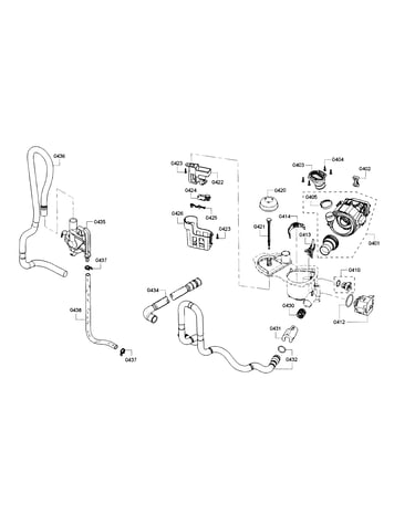 Pump & pipe assy
