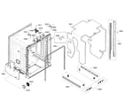 Bosch SHX3AR55UC/12 frame & cavity diagram