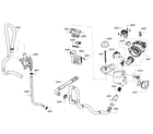 Bosch SHX3AR55UC/12 pump & pipe assy diagram