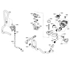 Bosch SHX3AR55UC/15 pump & pipe assy diagram