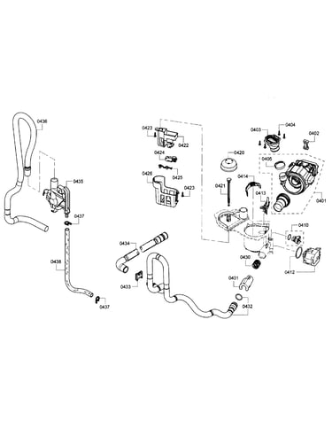 Pump & pipe assy