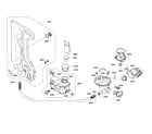 Bosch SGE63E06UC/82 pump & pipe assy diagram