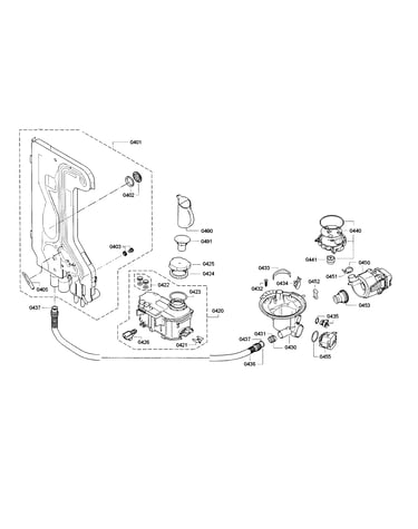 Pump & pipe assy