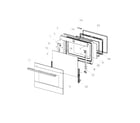 Fisher & Paykel OR30SDPWSX1-88661-A door diagram