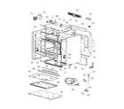 Fisher & Paykel OR30SDPWGX1-88659-A chassis diagram