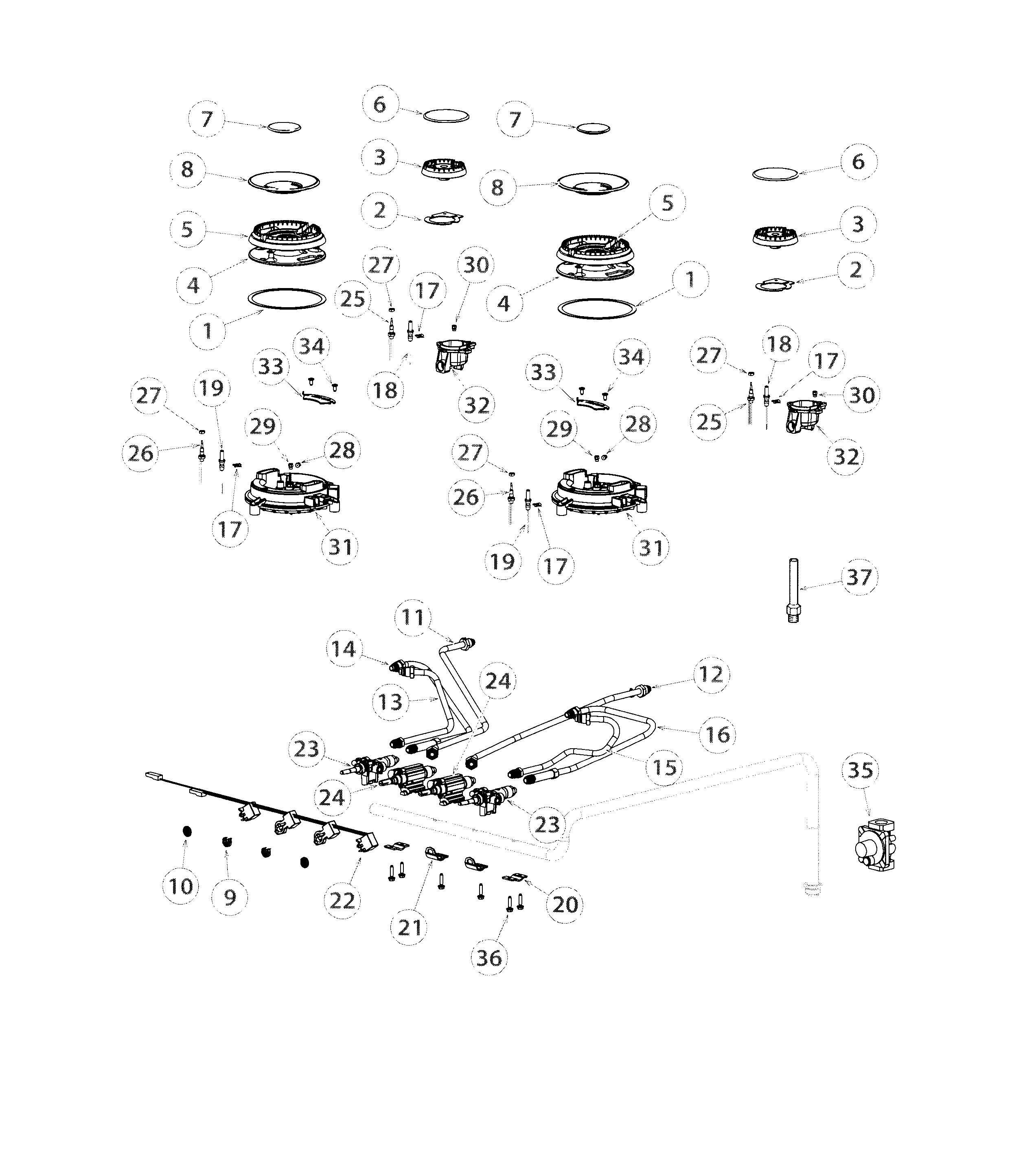 Gas components