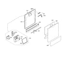 Bosch SGE63E15UC/82 door assy diagram