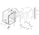 Bosch SHX3AR55UC/17 cavity & frame diagram