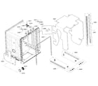 Bosch SHX3AR55UC/18 cavity & frame diagram