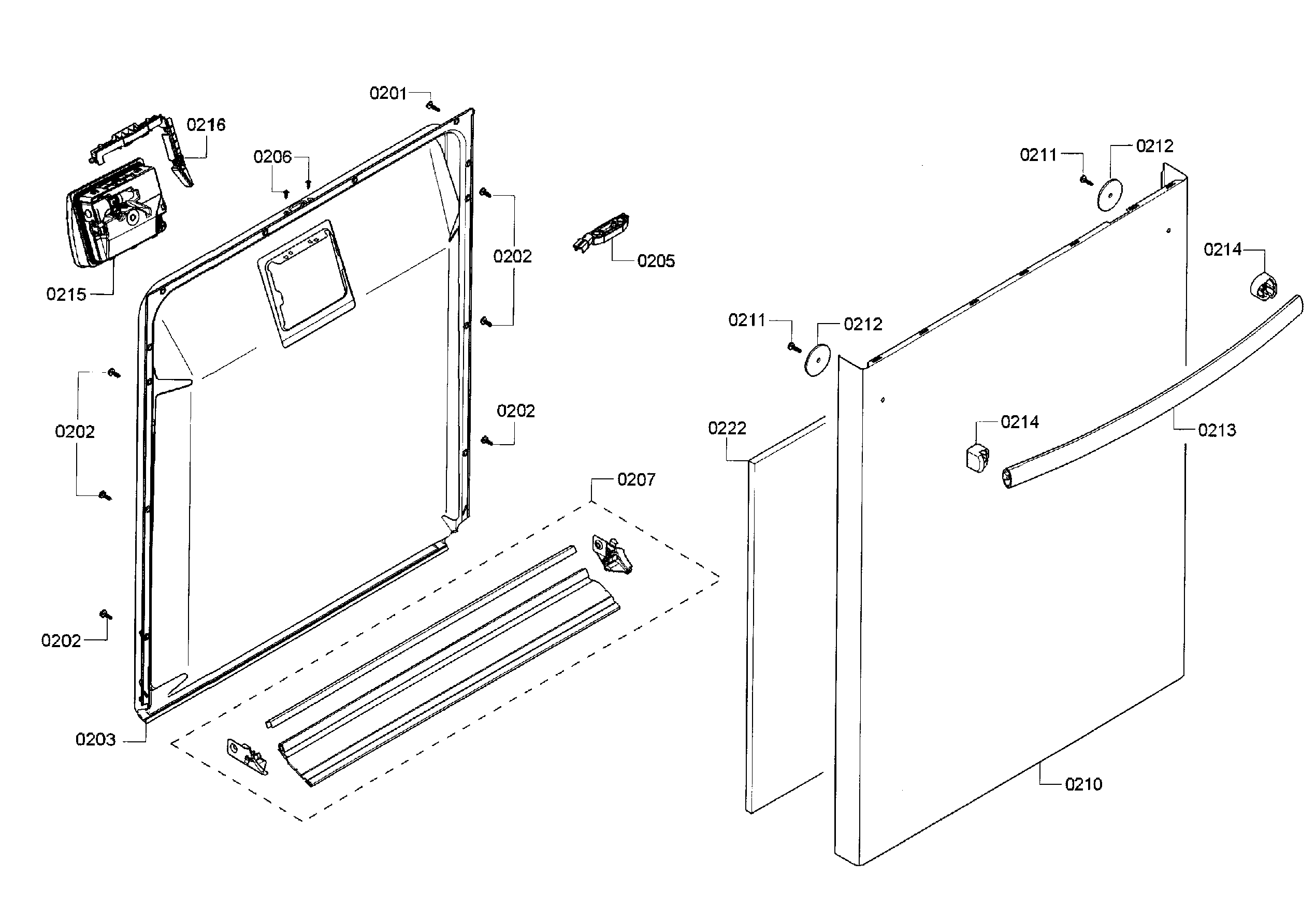 Door assy