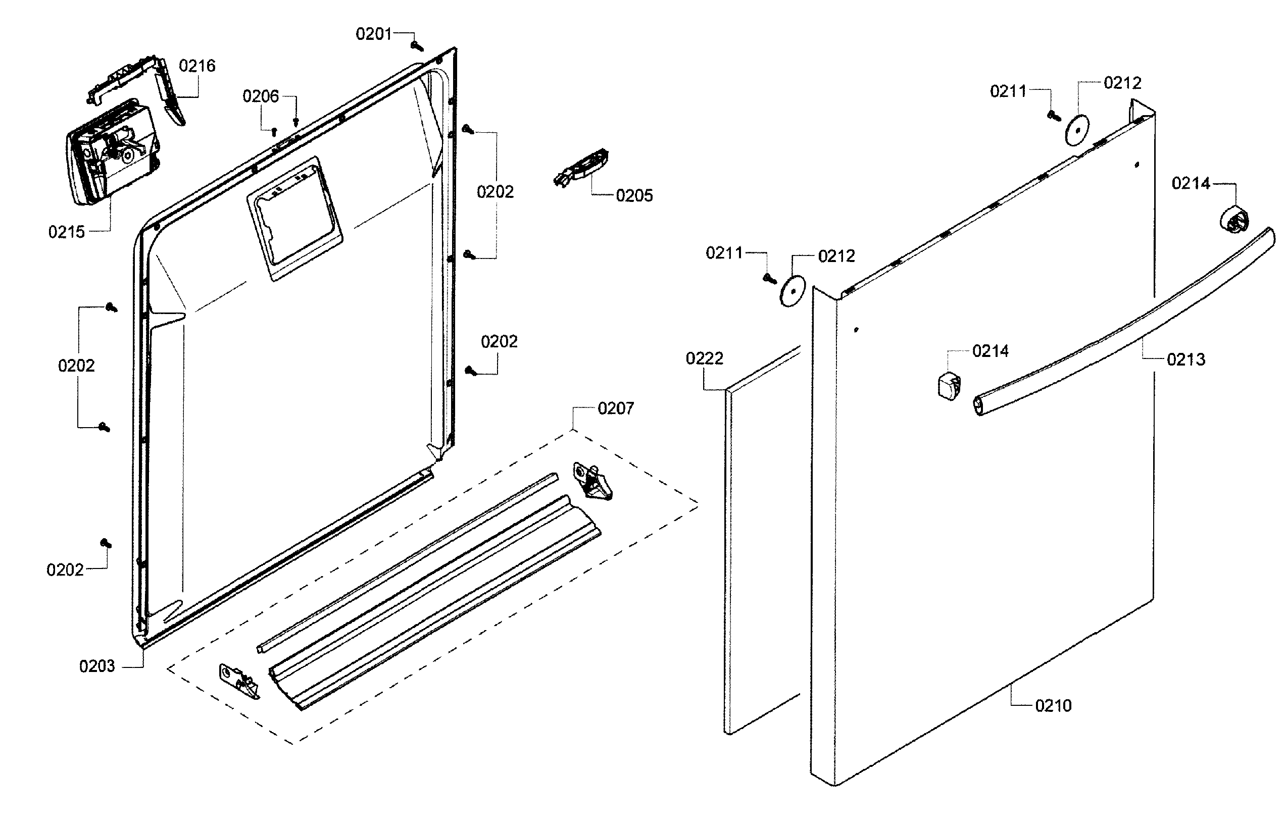 Door assy