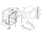 Bosch SHX3AR56UC/13 cavity & frame diagram