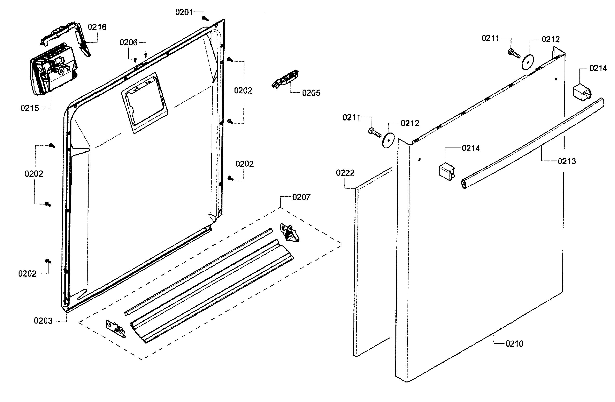 Door assy