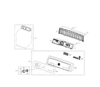 Samsung DV5471AEP/XAA-02 control panel diagram