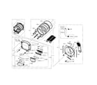 Samsung DV5471AEP/XAA-02 drum diagram