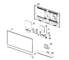 Samsung UN50HU6950FXZA-IS01 cabinet parts diagram
