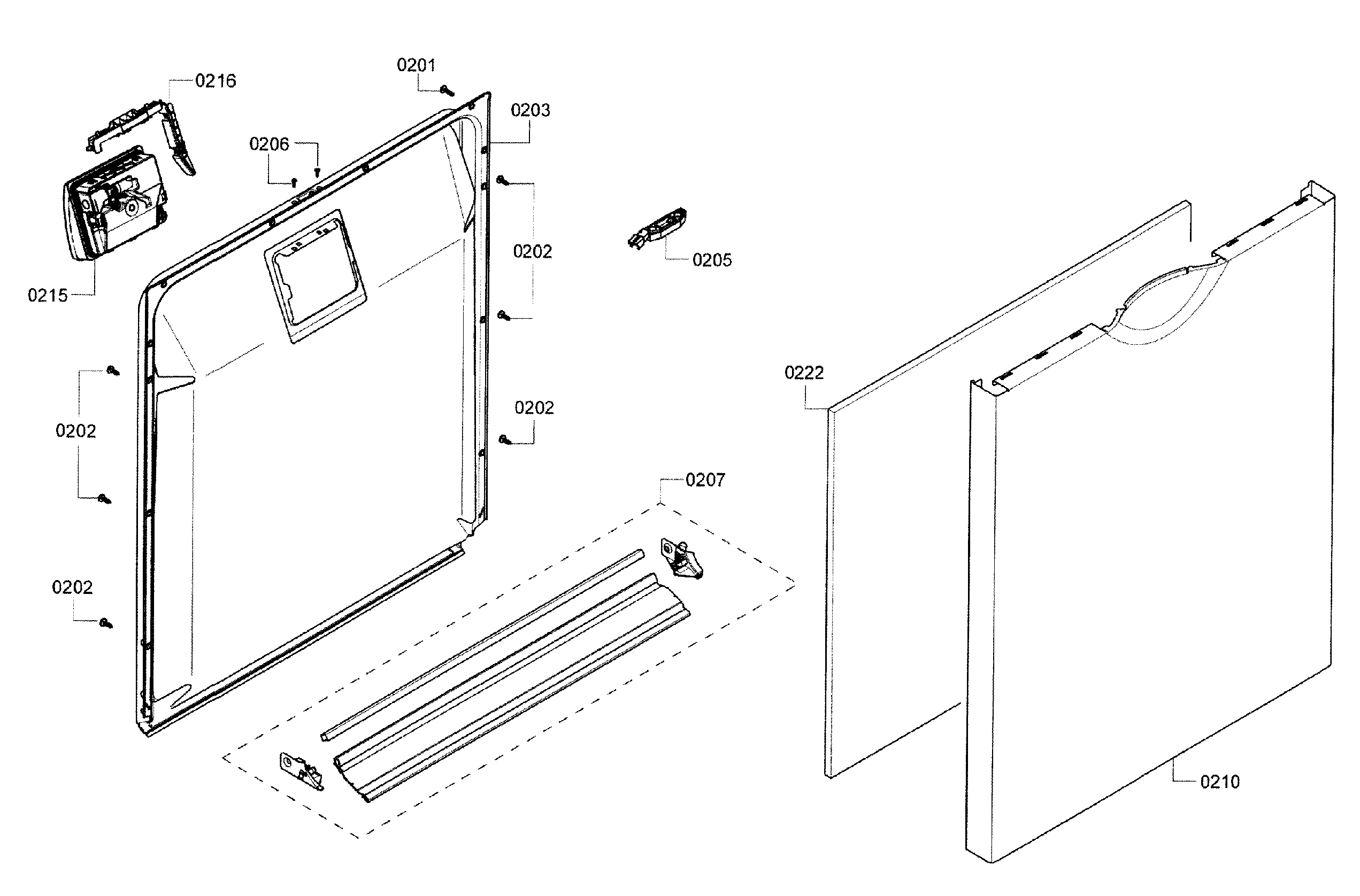Door assy