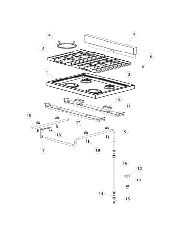 Hob top