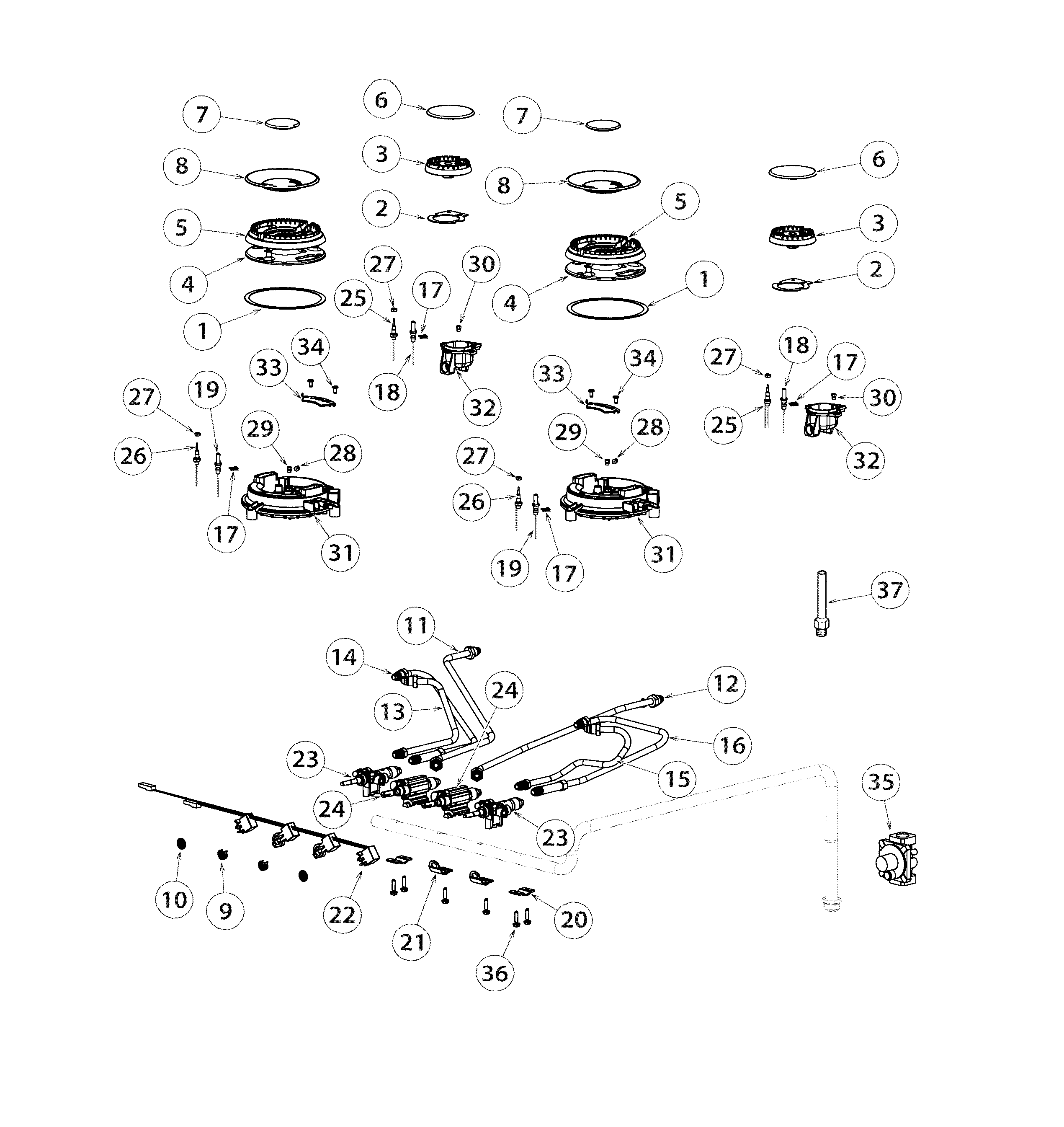 Gas components
