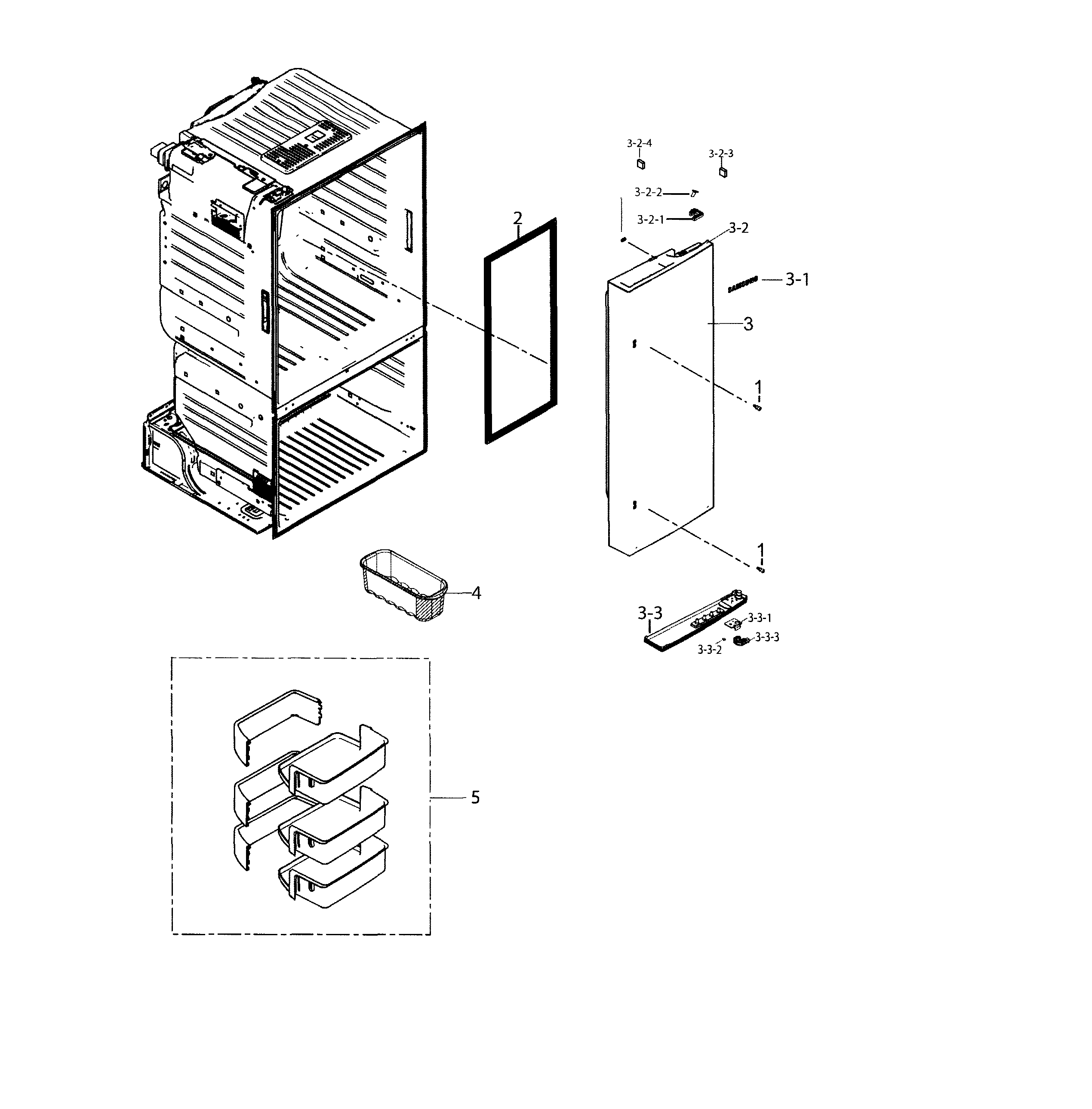 Fridge door r