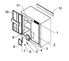 Craftsman 706466320 wall cabinet diagram