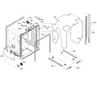 Bosch SHX3AR75UC/14 cavity & frame diagram