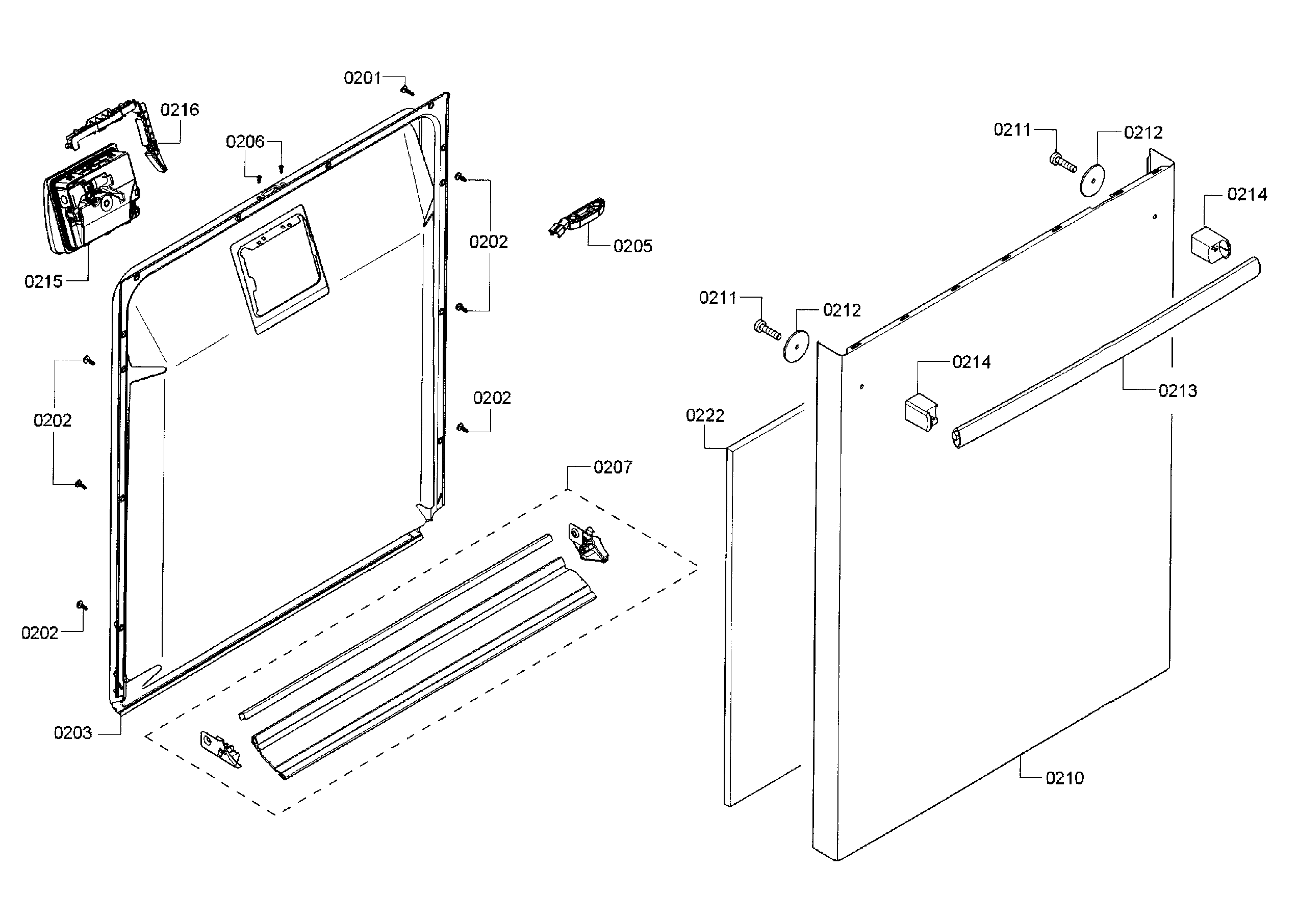 Door assy