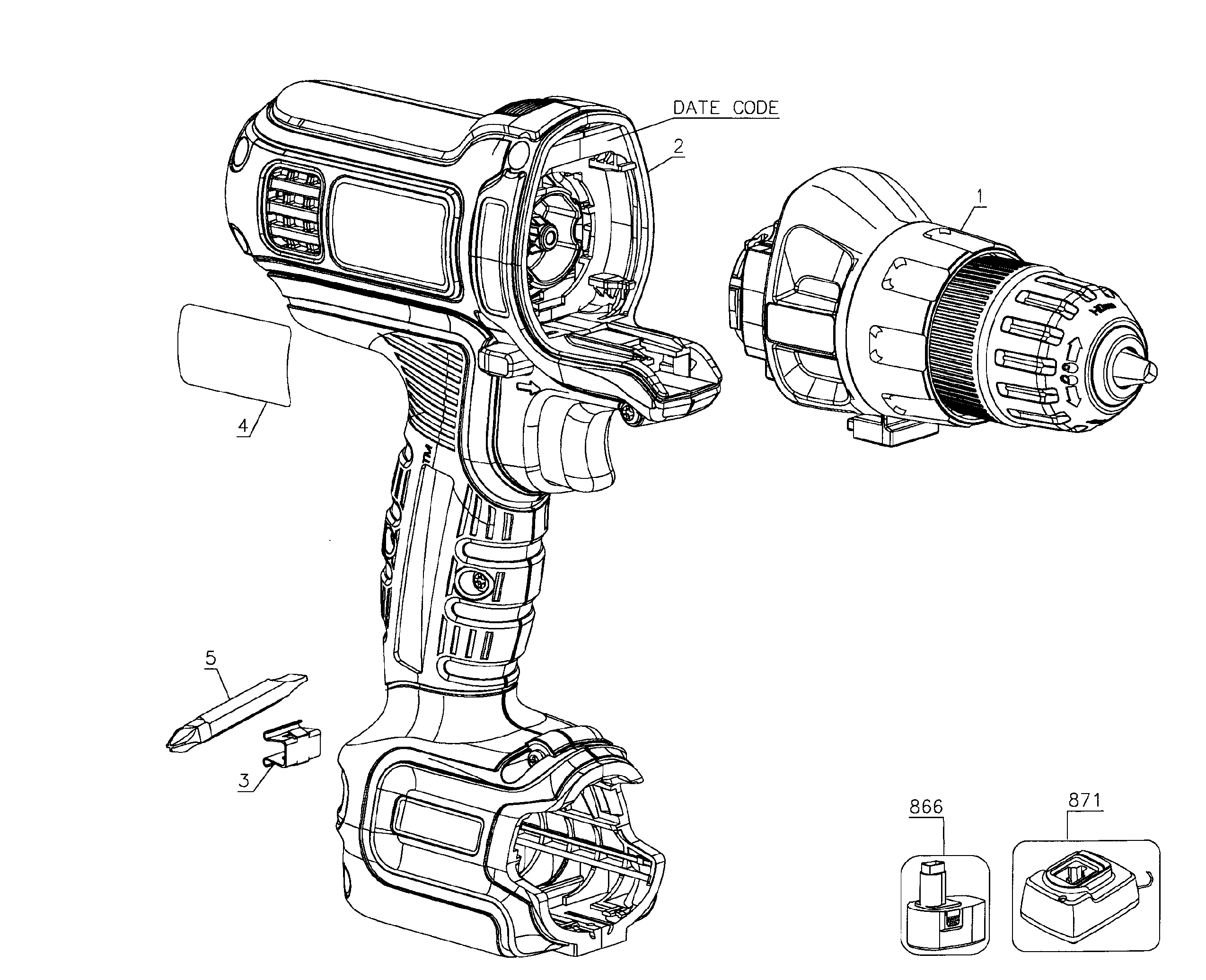 Drill assy
