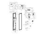 Samsung RH22H8010SR/AA-00 freezer door diagram