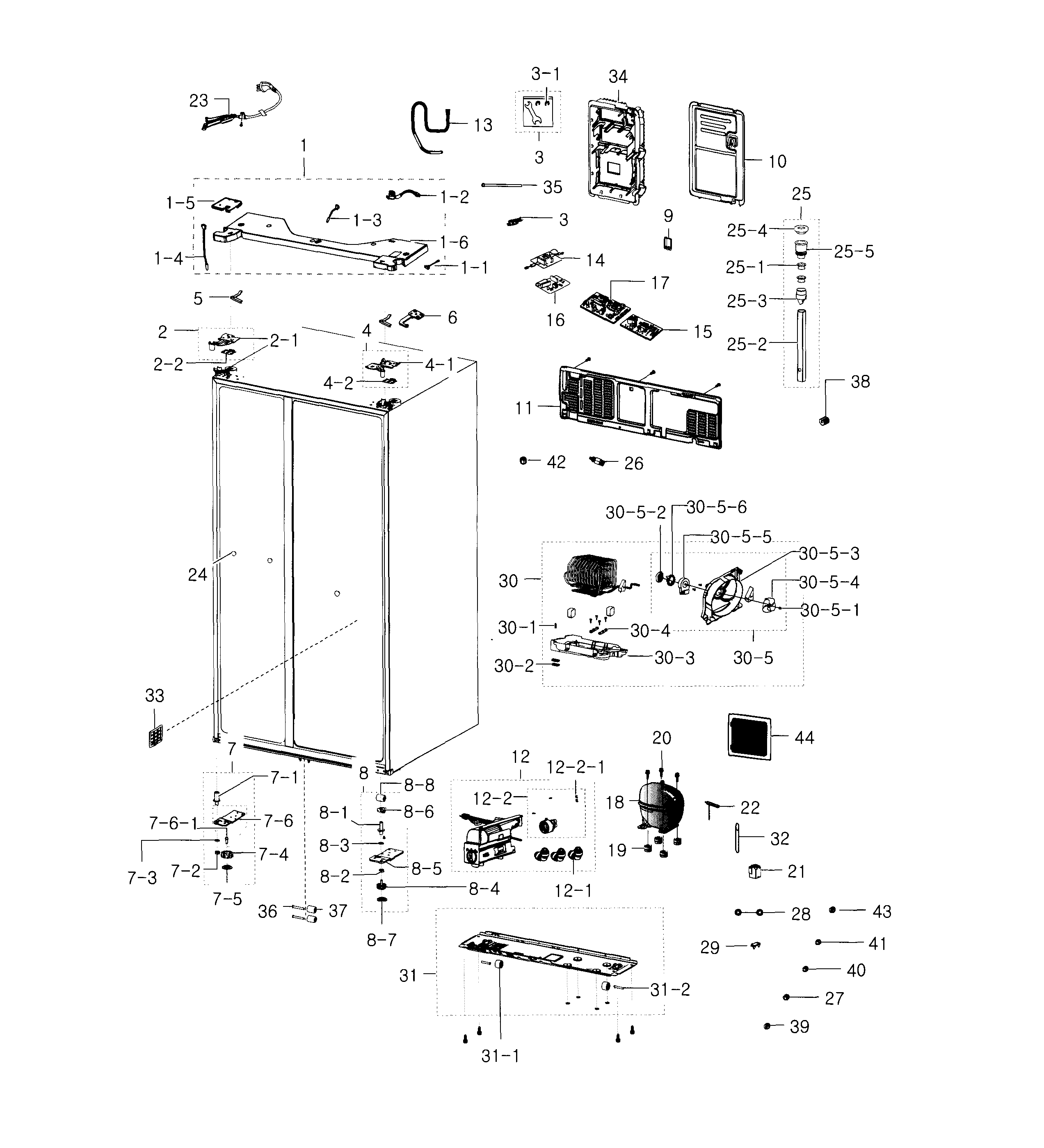 Cabinet assy