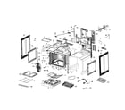 Samsung NX58H9950WS/AA-00 cabinet assy diagram