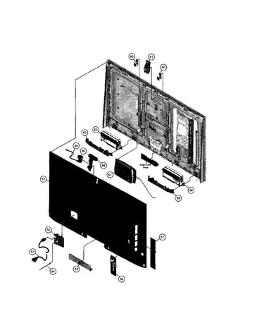 Rear cabinet