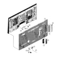 Sony XBR-55X900B rear cabinet diagram