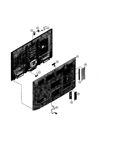 Rear cabinet