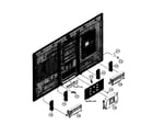 Sony XBR-65X950B speakers assy diagram