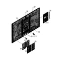 Sony XBR-65X950B panel assy diagram