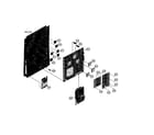 Sony XBR-65X950B pcb's assy diagram