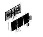 Sony XBR-79X900B rear cabinet diagram