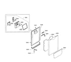 Bosch SPE5ES55UC/23 door assy diagram