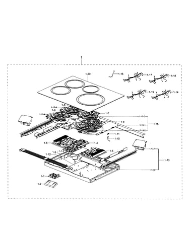 Cooktop assy