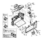 Sony ILCE-6000LB rear frame & cabinet diagram