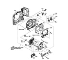 Sony ILCE-6000LB front frame & cabinet diagram